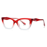 Bingkai Kacamata Optik Model ZOWIN LS004 Cat Eye untuk Wanita, Transparan, Logo Custom, Siap Kirim, Bingkai Kacamata Resep, Oculos