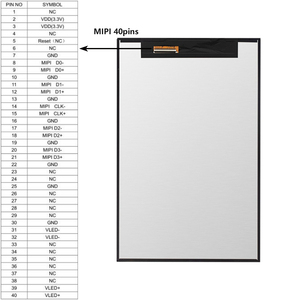 Giao Diện <span class=keywords><strong>MIPI</strong></span> 10.1 Inch Với Mô-đun Hiển Thị IPS <span class=keywords><strong>TFT</strong></span> <span class=keywords><strong>LCD</strong></span> Độ Phân Giải 800*1280 Màn Hình Dọc - Product Image 2