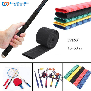 Guaina Termorestringente per Canna da Pesca 40mm, Antiscivolo in Poliolefine, Impugnatura Universale Hexa Flock Grip Casac HAS con Logo Personalizzato - Product Image 3