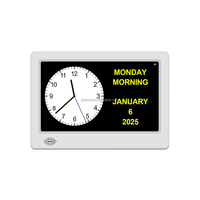 Horloge de démence pour personnes âgées, horloge numérique 7 "avec date et jour de la semaine, DST automatique, horloge de calendrier non abrégé, vente en gros bon marché
