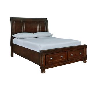 เตียงนอนทรงเลื่อนแบบดั้งเดิมสีน้ำตาลคลาสสิก  โครงไม้เนื้อแข็งแกะสลักด้วยมือ  ดีไซน์เตียงติดผนังแบบเหนือกาลเวลา - Product Image 1