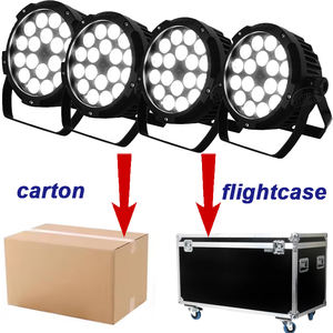 18X18W LED Par Light RGBW 4in1 5in1 6in1 Flat Die-Cast Aluminio Stage Light para hoteles Disco DJ Aplicación - Product Image 3