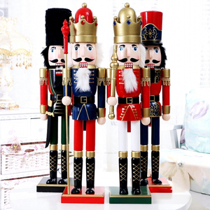 Artisanat peint de style britannique, Cascanueces Navidad <span class=keywords><strong>60</strong></span> <span class=keywords><strong>cm</strong></span> 24 pouces, décoration de Noël pour la maison - Product Image 2
