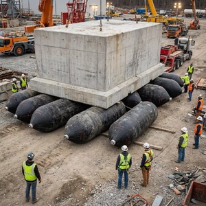 Bolsa de aire para lanzamiento de barcos con válvula de presión de seguridad - Equipo de salvamento marino confiable para astilleros - Product Image 5