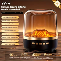 Speaker Nirkabel Transparan Bass Beast Speaker 5.0 Nirkabel Efek Cahaya RGB Gradasi Tahan Air Speaker Mengapung