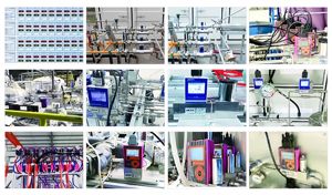 เครื่องวัดอัตราการไหลของก๊าซแบบอัตโนมัติ RS485 ประสิทธิภาพสูง พร้อมตัวควบคุมประสิทธิภาพสูงและระบบควบคุมอัตโนมัติ - Product Image 3