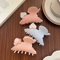 Koreanische Niedliche Welpen- & Hai-Cartoon-Design Modische Plastik-Haarspange für Frauen Valentinstag-Accessoires