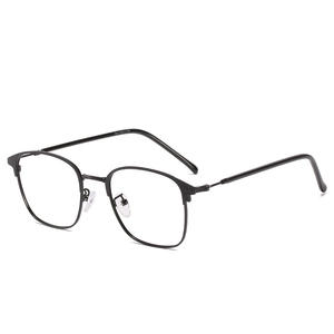 Lunettes vintage carrées à monture intégrale rétro ultra-légères en verre et métal, monture de lunettes de soleil unisexe anti-lumière bleue avec changement de couleur pour <span class=keywords><strong>adultes</strong></span> - Product Image 5