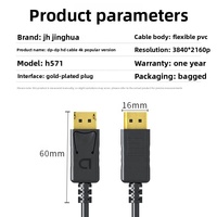Cable de PVC Macho-Hembra de Cobre Desnudo para Larga Distancia, Directo de Fábrica, OEM ODM, para Monitor de Computadora 4K/2K/1080P