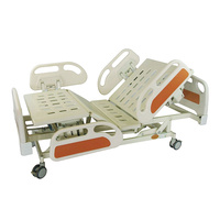 Usine en gros pas cher manuel deux fonctions ABS garde-corps utilisation des soins cliniques hôpital lit médical avec IV Pole & Mattress
