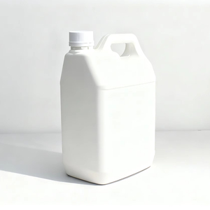 GUANYI <span class=keywords><strong>Bottiglia</strong></span> Cilindrica Universale Bianca da <span class=keywords><strong>5</strong></span> <span class=keywords><strong>Litri</strong></span> con Coperchio e Guarnizione, Materiale PE Serigrafato per Imballaggio - Product Image 1