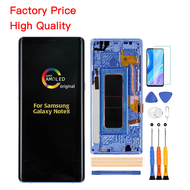 Mobile Phone Screen for samsung Not 8 Display Original Lcd Pour for samsung Note 8 Lcd with Frame for samsung Note 8 Lcd Price