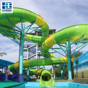 Tobogán de piscina de fibra de vidrio al mejor precio <span class=keywords><strong>Toboganes</strong></span> acuáticos comerciales usados para proyectos de parques acuáticos - Product Image 6