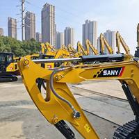 Miniexcavadora Sany SY16C de 1.6 toneladas en excelentes condiciones, con alta eficiencia, en oferta para la construcción.