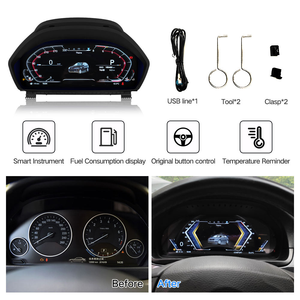 แผงหน้าปัดดิจิตอล12.3นิ้วสำหรับ BMW 3 4ชุด F30 F31 GT F34 M4 F35 F32 F33 NBT EVO 2013-2020แผงหน้าปัด LCD - Product Image 4