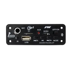 자동차 MP3 플레이어 디코더 보드 앰프 보드 무선 오디오 모듈 회로 보드 USB BT TF FM