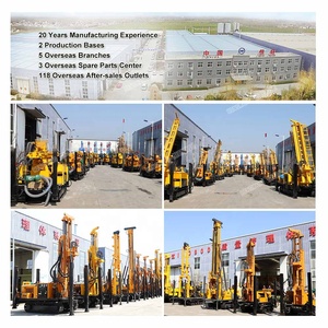 200 meter 300 meter 500meter água bem perfuração equipamento perforadora de pozos 400m crawler furo perfuração máquina