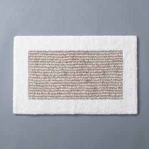 SANHOO usine bas <span class=keywords><strong>prix</strong></span> éponge couleur unie serviette de bain <span class=keywords><strong>100</strong></span>% coton hôtel tapis de sol serviette - Product Image 5