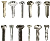 Vis autotaraudeuses à tête fraisée Torx pour bois MDF/aggloméré - Acier inoxydable, finition plastique zinc, classe 4