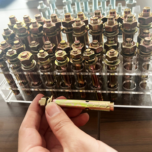 Anclajes de Expansión Métricos con Recubrimiento de Zinc, Precio de Fábrica, 4.8/8.8/10.9/12.9, Perno de Anclaje de Expansión M10*100mm o Personalizado, Acero Inoxidable 304 y Acero - Product Image 4