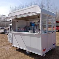 Camion de nourriture mobile, chariot à hot-dogs, pizza, hamburgers, tricycle électrique, chariot alimentaire