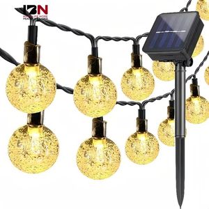 Navidad estrella copo de nieve luces de hadas 10m blanco cálido IP65 impermeable para exteriores para árbol de Navidad decoraciones de jardín fiestas - Product Image 1