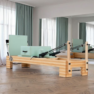 Kit de Equipo de <span class=keywords><strong>Pilates</strong></span> Portátil y Ajustable de Madera de Arce Ecológica LUMINE - Reformer de <span class=keywords><strong>Pilates</strong></span> de Alta Calidad y Duradero para Estudio de Salud - Product Image 1