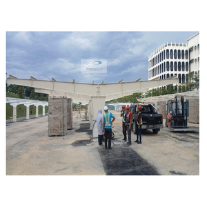 Y-hình dạng thép không gỉ năng lượng mặt trời carport hệ thống anodized kết thúc gỗ cấu trúc Nâu nhà đất sản xuất năng lượng mặt trời mảng - Product Image 3