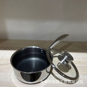 304 Stainless Steel <b>Cookware</b> <b>Set</b> 6 Pieces Honeycomb Non Stick For Gas And <b>Induction</b> Stoves - Product Image 3