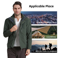 Vestes de ski imperméables et coupe-vent personnalisées avec logo, 3 en 1, chaudes pour l'hiver, à capuche, pour la neige, 3 couches, softshell