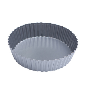 Molde redondo para pasteles de acero al carbono con revestimiento antiadherente para hacer pasteles DIY, 1 pieza - Product Image 4