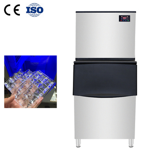 Máquina de Hielo Comercial de Alta Capacidad de 300 kg, Fabricante de Cubos de Hielo Cuadrados con Precio de Fábrica, 110V-240V, Evaporador de Cobre-Níquel de Alta Eficiencia - Product Image 3