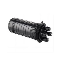 Caja de Empalme de Fibra Óptica Tipo Domo GJS10-Q, 24/48/96 Núcleos, Sellado Termocontraíble, Impermeable IP68, Compatible con SC/FC/ST/LC FOSC