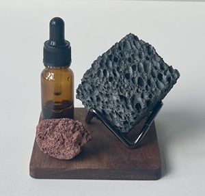 Ornement d'aromathérapie en <span class=keywords><strong>pierre</strong></span> <span class=keywords><strong>volcanique</strong></span> naturelle de haute qualité pour huiles essentielles - Product Image 1