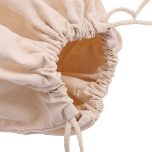 Sac à linge d'hôtel en toile de coton imprimé, grand format, avec cordon de serrage, directement de l'usine - Product Image 5