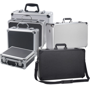 Camera Secure <strong>Storage</strong> <strong>Box</strong> Laptop <strong>Briefcase</strong> Hard Aluminum Flight Case with Foam - Product Image 2
