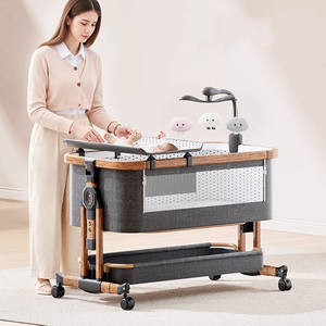 <span class=keywords><strong>Lit</strong></span> <span class=keywords><strong>de</strong></span> bébé pliable et réglable en hauteur, berceau portable pour nouveau-né, <span class=keywords><strong>lit</strong></span> d'appoint multifonctionnel pour bébé - Product Image 6