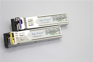 Módulo SFP BIDI 1.25G TOP-BIDI-1.25G-120AD/BD, Transceptor de Fibra Óptica Monomodo de 120 km, TX1490nm/RX1310nm o TX1310nm/RX1490nm, con DO - Product Image 2
