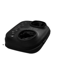 Alat Pijat Kaki dengan Panas dan Kompresi, Pijat Shiatsu Deep Kneading untuk Plantar Fasciitis, Remote Control, Berbagai Mode