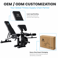 Banc de musculation multifonctionnel réglable et pliable en acier et PU pour usage commercial, idéal pour les sit-ups et les press d'orteils