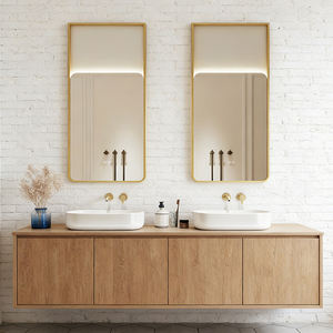 Espejo Inteligente LED Rectangular Largo de Pared, Moderno, Personalizado, con Desempañador, Marco de Acero Inoxidable, Interruptor Táctil, IP44, para Baño, Venta al por Mayor de Fábrica - Product Image 6