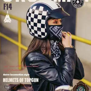 Yeni Model motosiklet yarım yüz kask karbon Fiber yetişkin modüler kasklar motosiklet