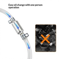 Tuyau de purge de liquide de frein pour moto avec clapet anti-retour unidirectionnel, outil de purge d'embrayage hydraulique pour étrier de frein