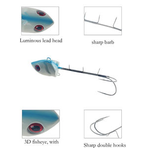 160g 200g 250g 300g têtes plombées pêche océan gabarit haute mer Hairtail leurre pêche <span class=keywords><strong>tenya</strong></span> - Product Image 3