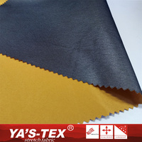 Veste coupe-vent imperméable à 3 couches Tissu pongé en polyester laminé avec membrane PTFE Tricot Motif tissé Utilisation pour gilet