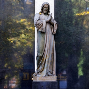 Carcasa de tamaño natural, estatua de mármol de <span class=keywords><strong>Jesucristo</strong></span> el Redentor blanco natural - Product Image 4