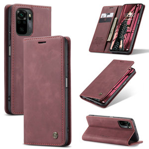 CaseMe ultima custodia per telefono in pelle PU per <span class=keywords><strong>Xiaomi</strong></span> Redmi <span class=keywords><strong>Note</strong></span> 10 4G funzione di supporto per carta Flip Cover compatibile con nota <span class=keywords><strong>9</strong></span>/8 <span class=keywords><strong>Pro</strong></span> - Product Image 1