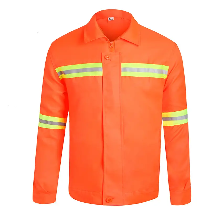 ملابس العمل الزي الرسمي ملابس العمل برتقالية اللون للبيع بالجملة