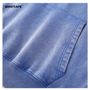 เสื้อพูลโอเวอร์ผ้าฝ้าย 430GSM รุ่น MQ3 Custom DTG แบบเปล่า สีซีดจางสไตล์วินเทจ ล้างสีแบบแอซิด เหมาะสำหรับฤดูใบไม้ร่วง เป็นมิตรต่อสิ่งแวดล้อม สีพื้น ยูนิเซ็กซ์ - Product Image 3