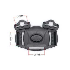 Hebilla de seguridad de cinco puntos, tipo cuadrado grande de plástico para asiento elevador de coche para niños, accesorios A154 - Product Image 3